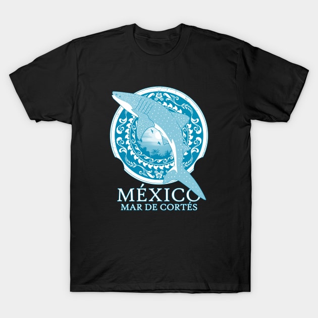 Whale Shark Mexico Sea of Cortez T-Shirt by NicGrayTees